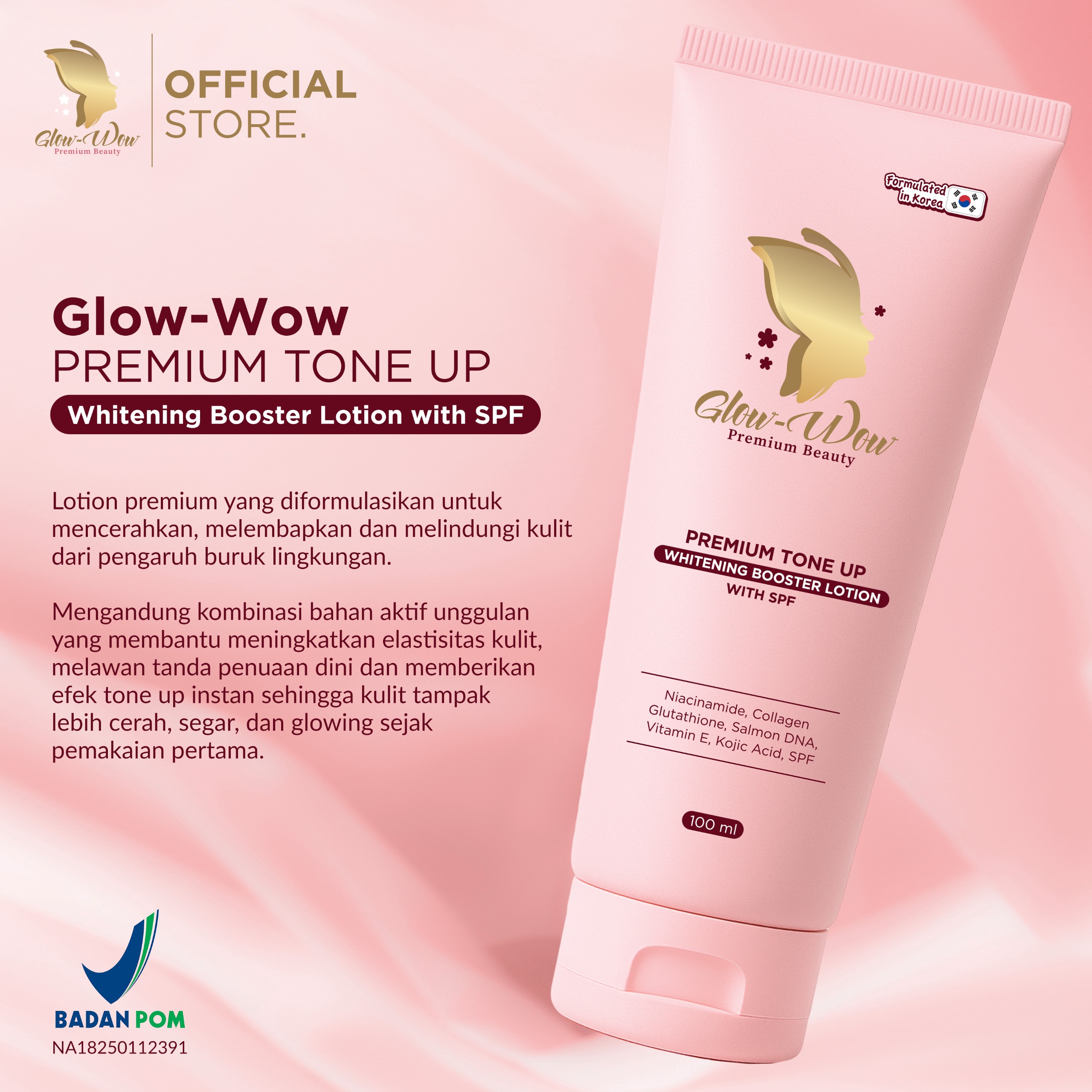 _Produk Glow-Wow Tone Up SPF: cerah instan, glowing._